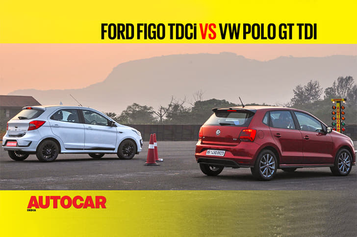 Autocar Drag Day: Ford Figo vs Volkswagen Polo Drag race video