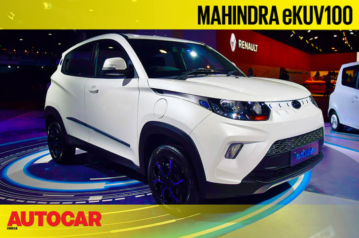 Mahindra eKUV100 first look video at Auto Expo 2020
