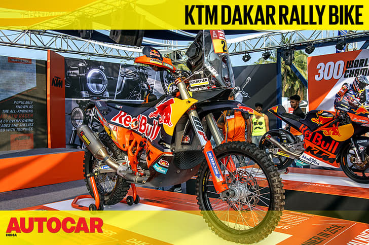 KTM Dakar Rally Bike first look video
