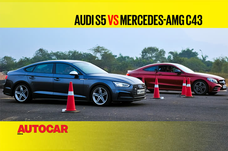 Autocar Drag Day: Audi S5 Sportback vs Mercedes-AMG C43 Coupe Drag race video
