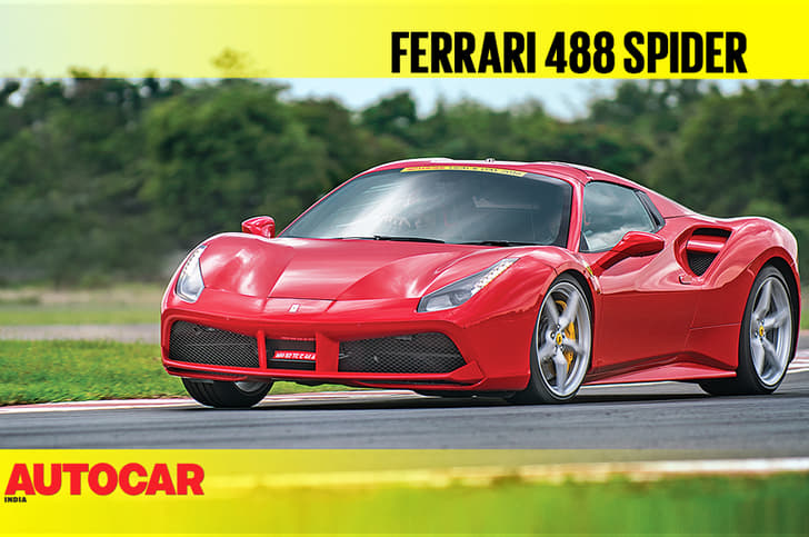 HOT LAP: Ferrari 488 Spider Autocar India Track Day 2018 video