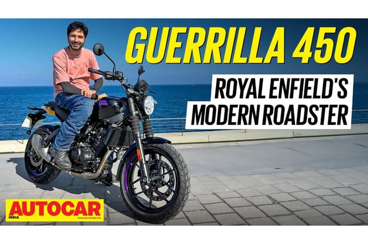 Royal Enfield Guerrilla 450 walkaround video