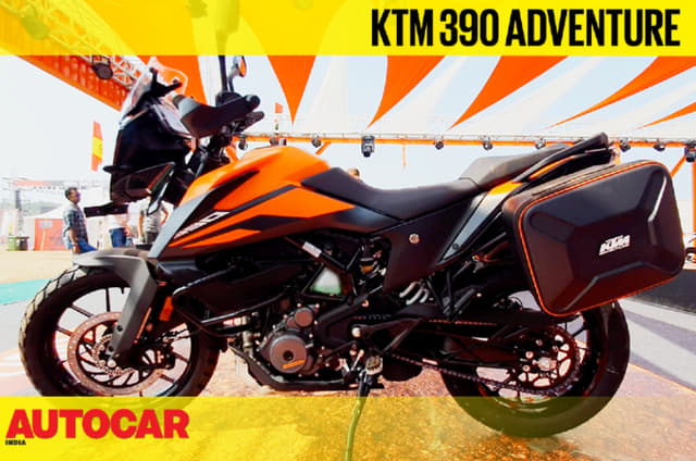 KTM 390 Adventure first look video