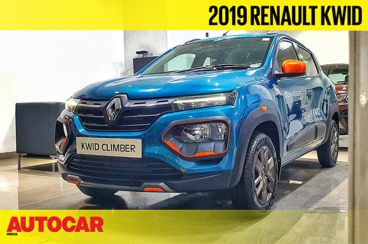 Renault Kwid facelift first look video