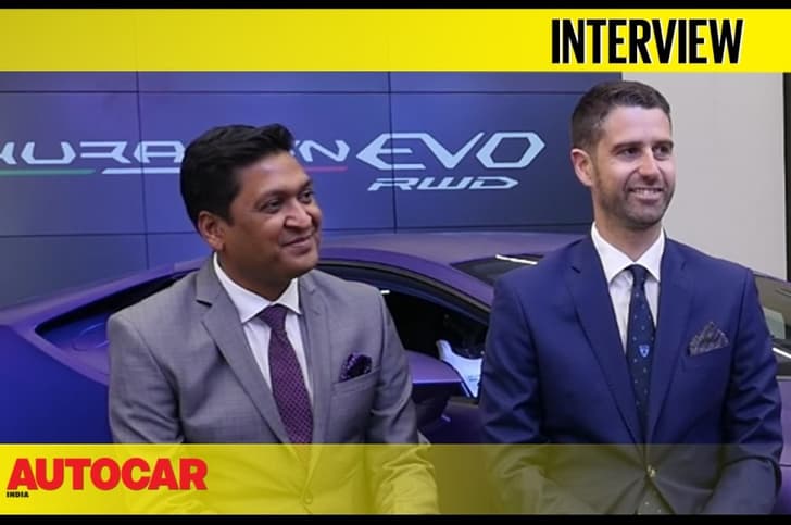 Sharad Agarwal and Matteo Ortenzi of Lamborghini talk about the Huracan RWD