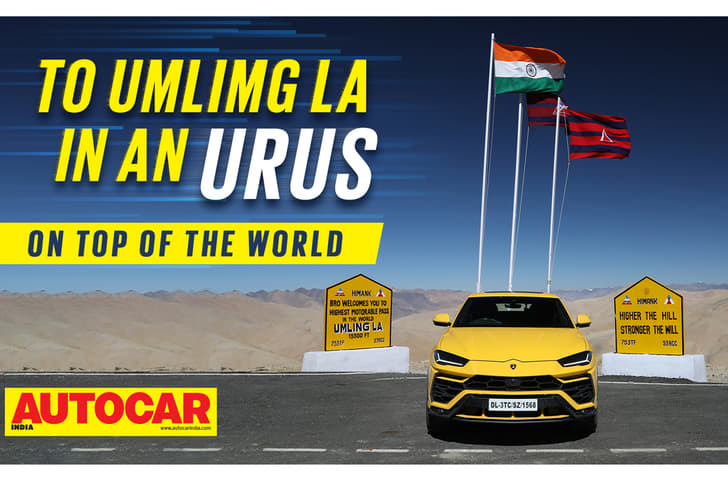 Lamborghini Urus to Umling La video - The highest motorable road in the world
