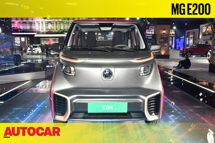 MG E200 first look video at Auto Expo 2020