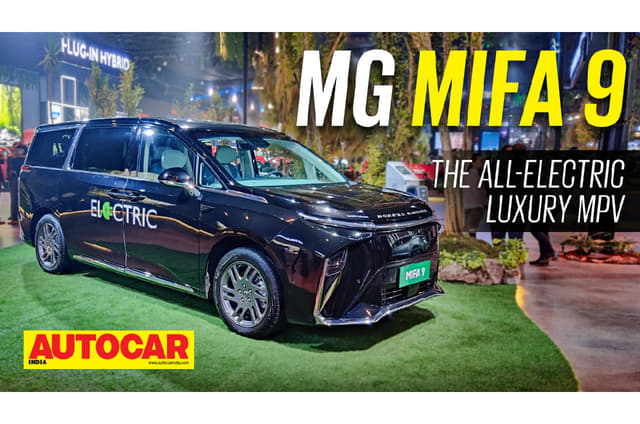 Auto Expo 2023: MG Mifa 9 MPV first look video