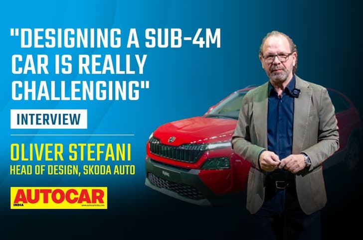 Oliver Stefani on the Skoda Kylaq's design, India specific highlights and more