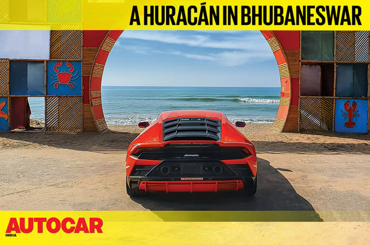 Exploring Bhubaneswar in a Lamborghini Huracan video