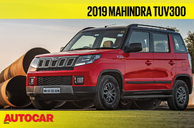 2019 Mahindra TUV300 facelift first look video