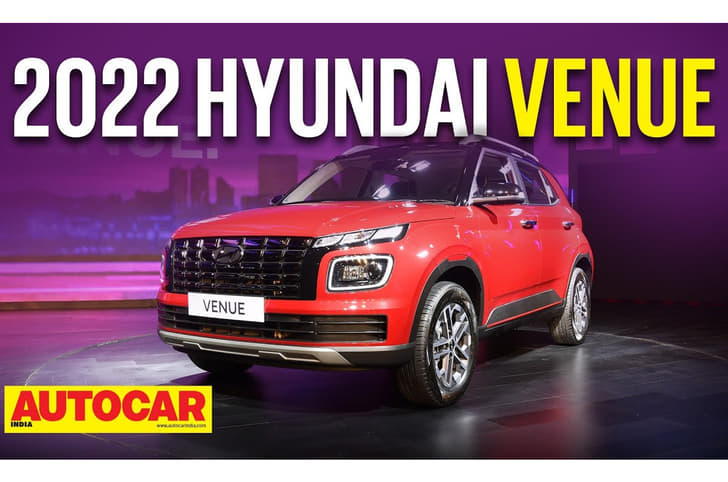 2022 Hyundai Venue facelift walkaround video
