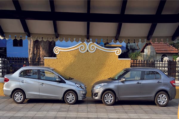 Honda Amaze vs Maruti Dzire video comparison
