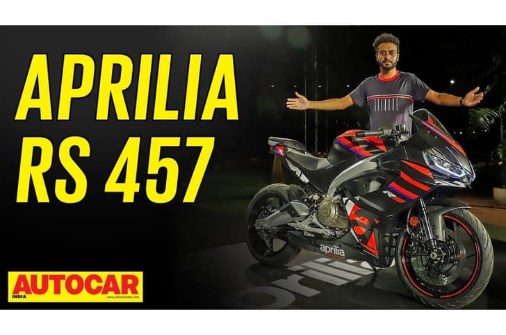 Aprilia RS 457 walkaround video