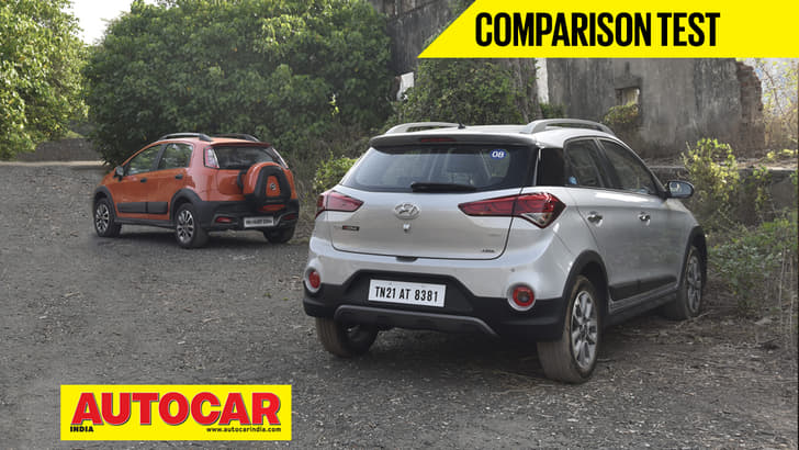Hyundai i20 Active vs Fiat Avventura video comparison