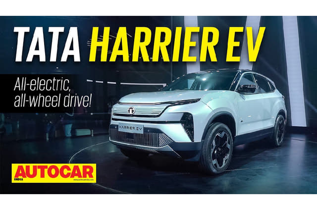 Auto Expo 2023: Tata Harrier EV walkaround video