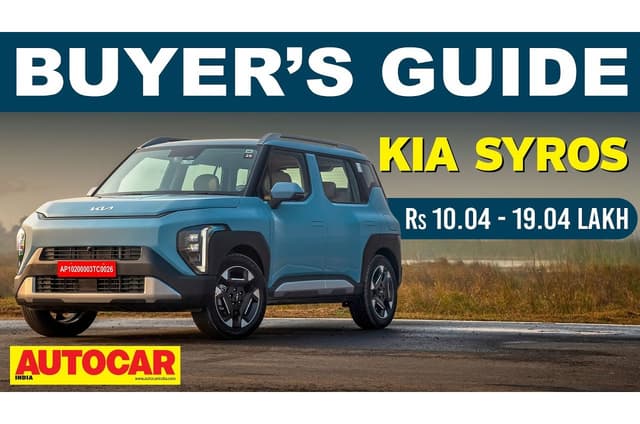 2025 Kia Syros buyer's guide video: which variant to buy?