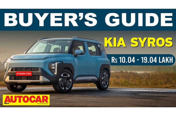 2025 Kia Syros buyer's guide video: which variant to buy?