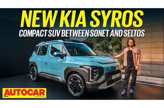 Kia Syros walkaround video