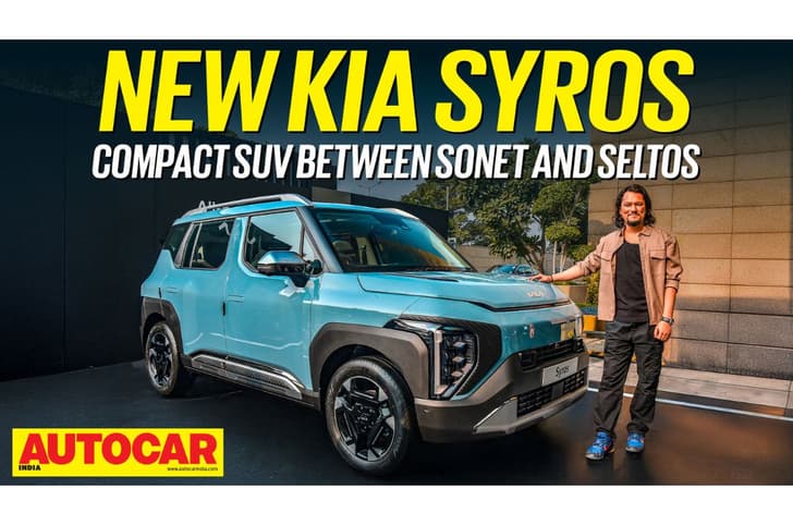 Kia Syros walkaround video