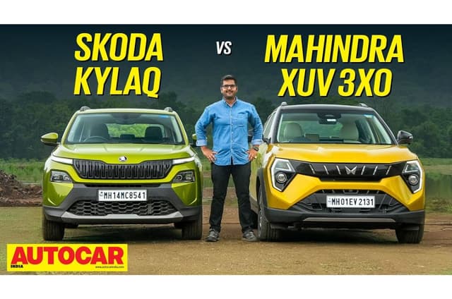 Skoda Kylaq vs Mahindra XUV 3XO comparison video
