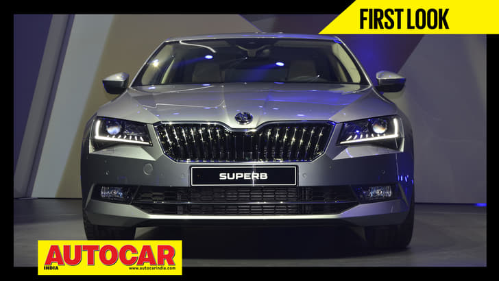 New Skoda Superb first look video