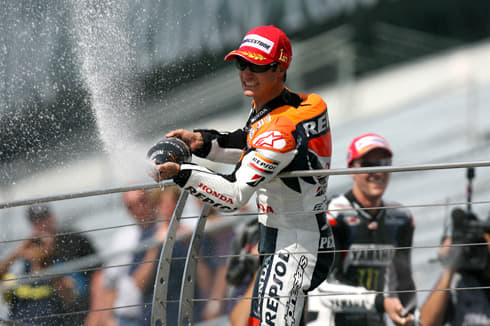 Pedrosa scores a win