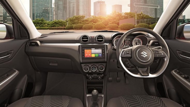 Maruti Suzuki Swift interior old Maruti Suzuki Swift interior old