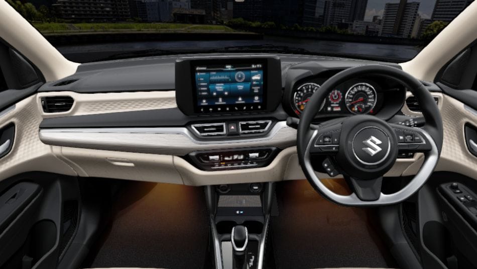 Maruti Dzire ZXi+ interior
