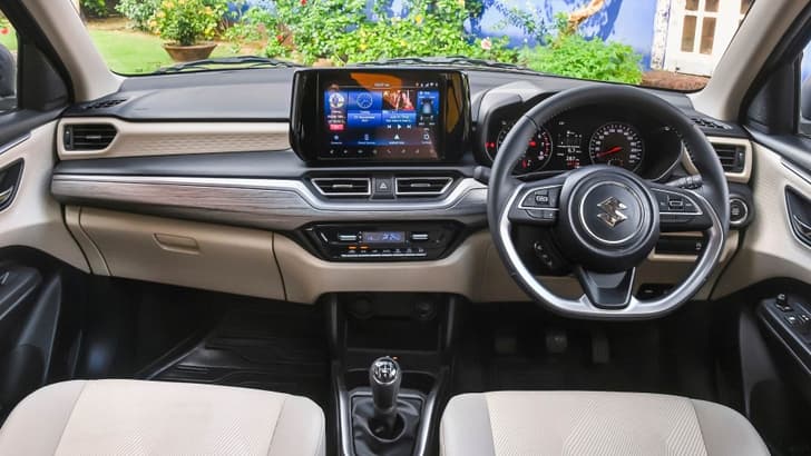New Maruti Dzire interior New Maruti Dzire interior