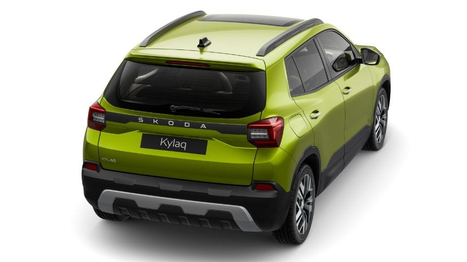 Skoda Kylaq rear quarter