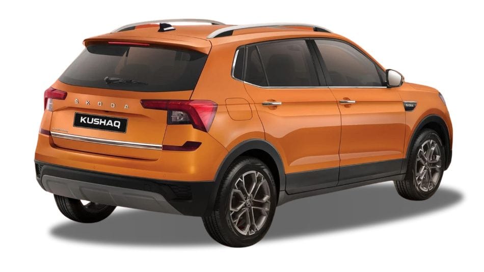 Skoda Kushaq rear quarter