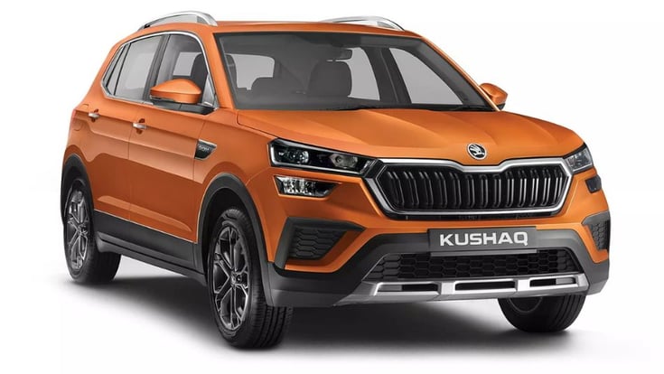 Skoda Kushaq front quarter Skoda Kushaq front quarter