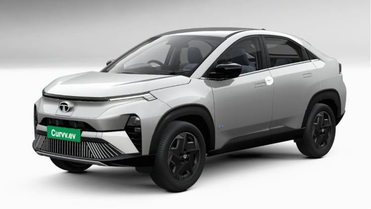 Tata Curvv EV front quarter Tata Curvv EV front quarter