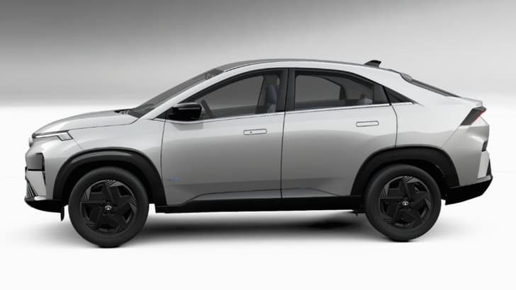 Tata Curvv EV side profile Tata Curvv EV side profile