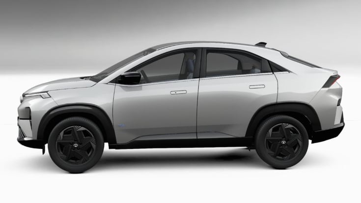 Tata Curvv EV side profile Tata Curvv EV side profile