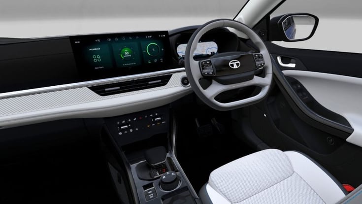 Tata Curvv EV interior Tata Curvv EV interior