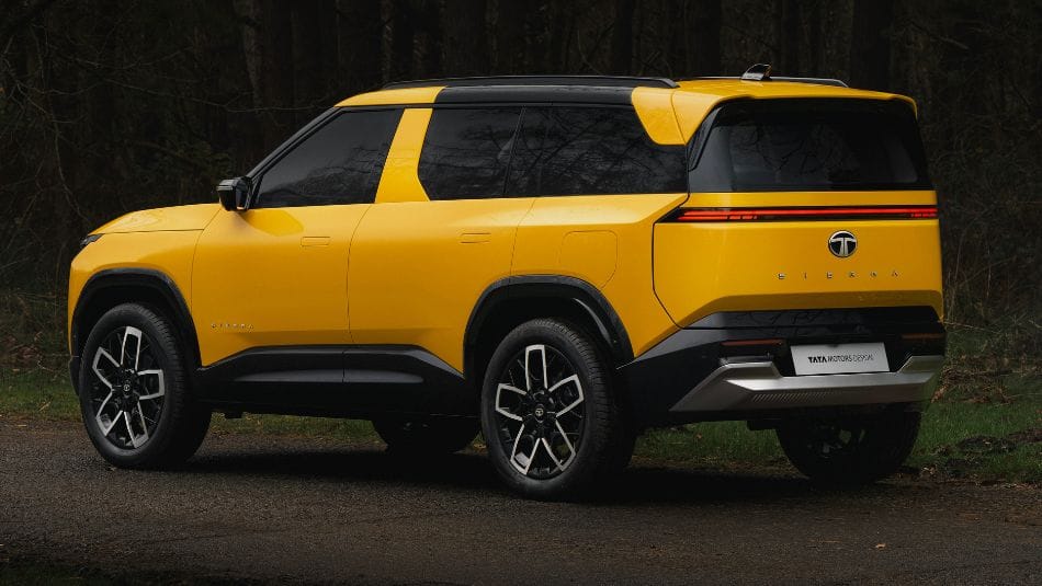 Tata Sierra rear quarter