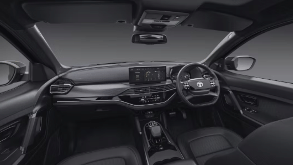 Tata Harrier Stealth Edition interior