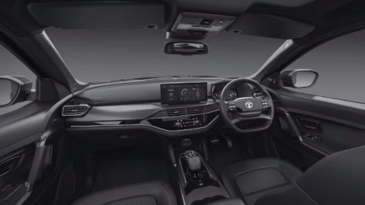 Tata Harrier Stealth Edition interior Tata Harrier Stealth Edition interior