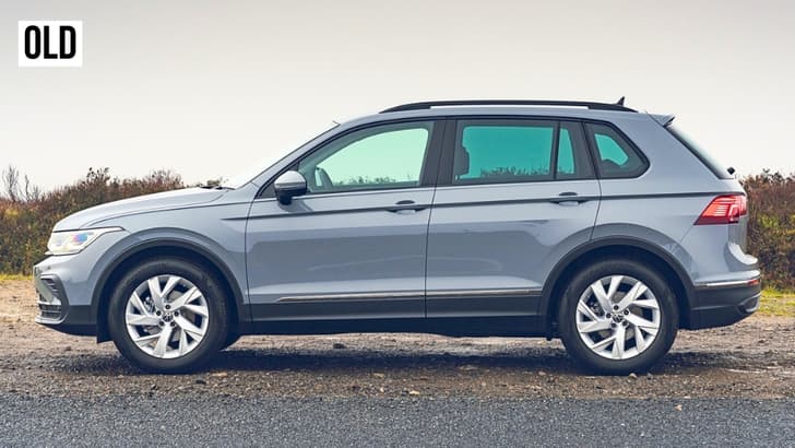 Tiguan exterior design side old Tiguan exterior design side old