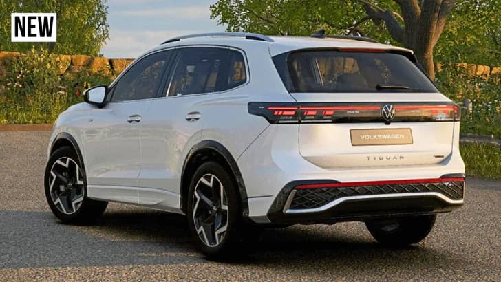 Tiguan exterior design rear new Tiguan exterior design rear new