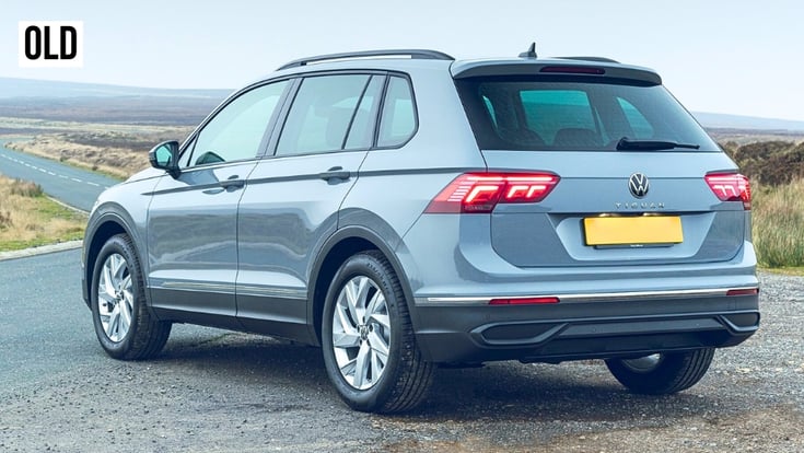 Tiguan exterior design rear old Tiguan exterior design rear old