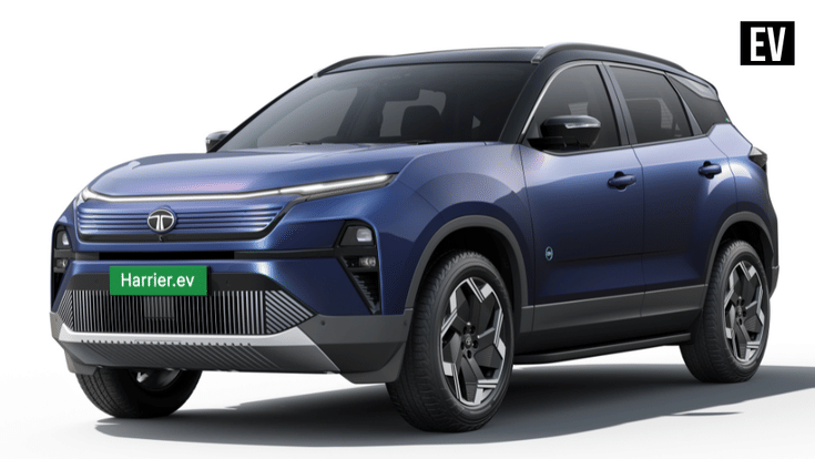 tata harrier ev in studio tata harrier ev in studio
