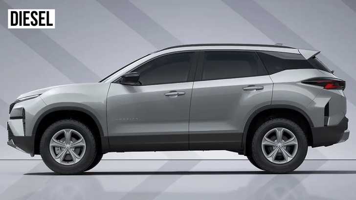 tata harrier side profile in studio tata harrier side profile in studio