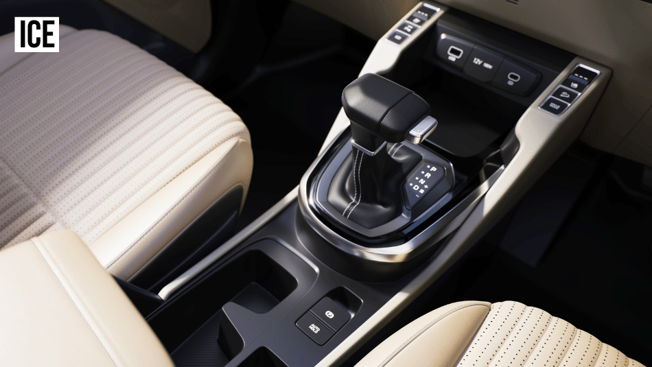 kia carens clavis ice centre console