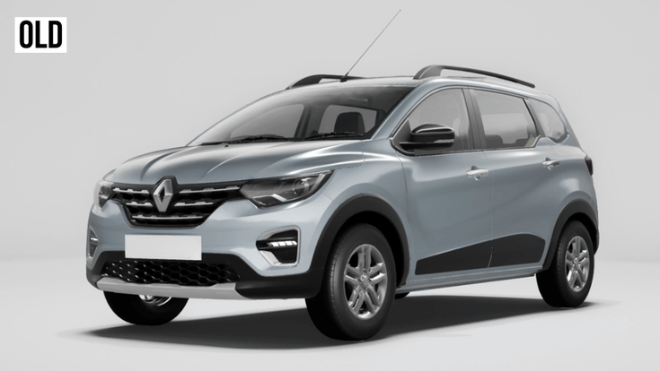 renault triber front three quarter