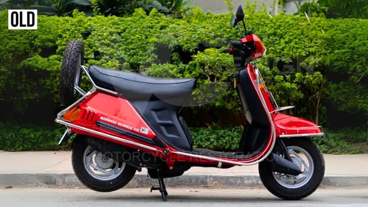Kinetic Honda DX side profile