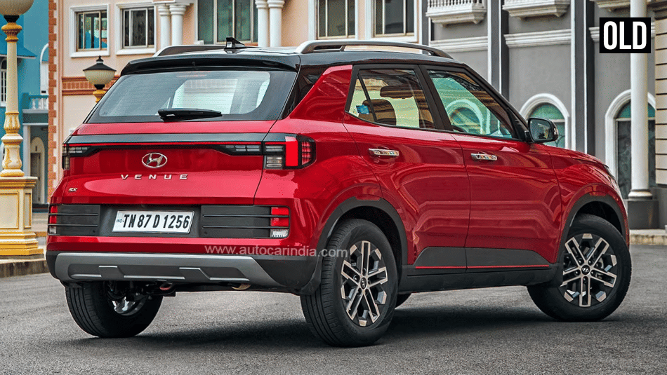 hyundai venue rear three quarter