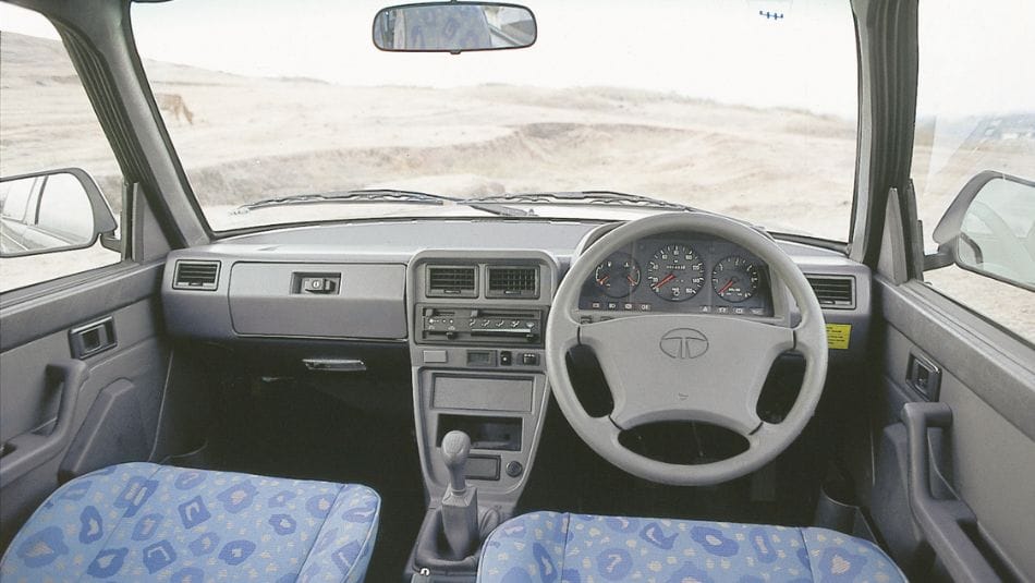 Old Tata Sierra interior